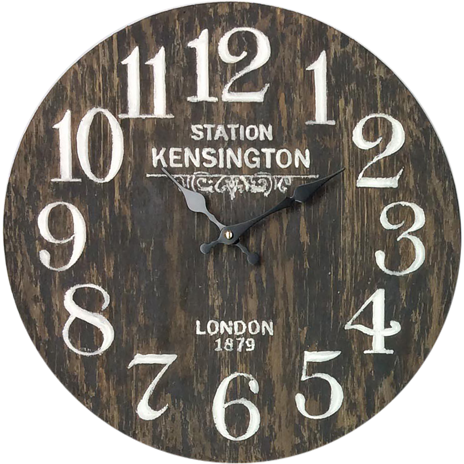 VESTIAMO CASA - Orologio da parete effetto Legno - diametro 40 cm